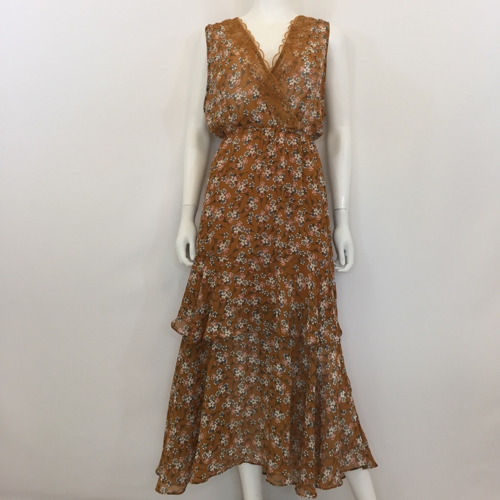 Melloday Tiered Dress XL